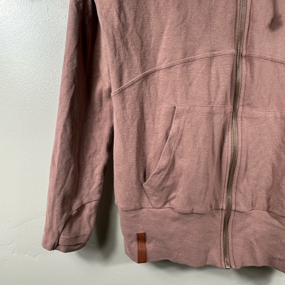 Ampersand Ave Performance Fleece Zip Up Jacket Size Small - Light Brown - Picture 6 of 8